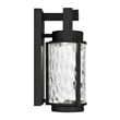 Bowery Hill Modern Aluminum Black 12-inch LED Outdoor Wall Light