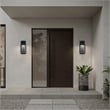 Bowery Hill Modern Aluminum Black 12-inch LED Outdoor Wall Light