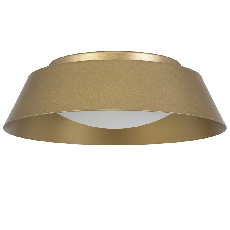 Bowery Hill Modern Aluminum Brass 11-inch LED Outdoor Flush Mount