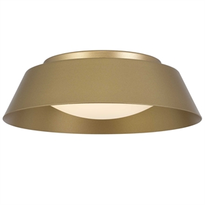 Bowery Hill Modern Aluminum Brass 11-inch LED Outdoor Flush Mount