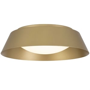Bowery Hill Modern Aluminum Brass 15-inch LED Outdoor Flush Mount