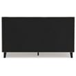Bowery Hill Beige Queen Polyester Upholstered Bed with Roll Slats