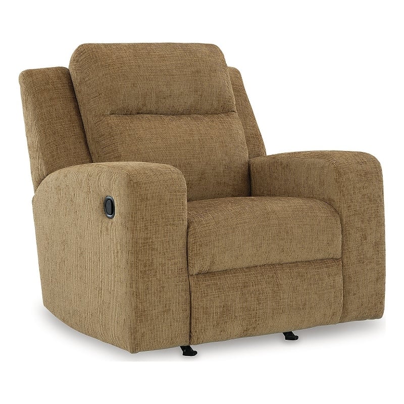 Bowery Hill Reclining Honey and Brown Upholstered Living Room Sofa Set