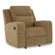 Bowery Hill Reclining Honey and Brown Upholstered Living Room Sofa Set