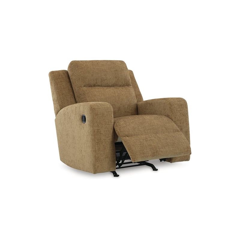 Bowery Hill Reclining Honey and Brown Upholstered Living Room Sofa Set