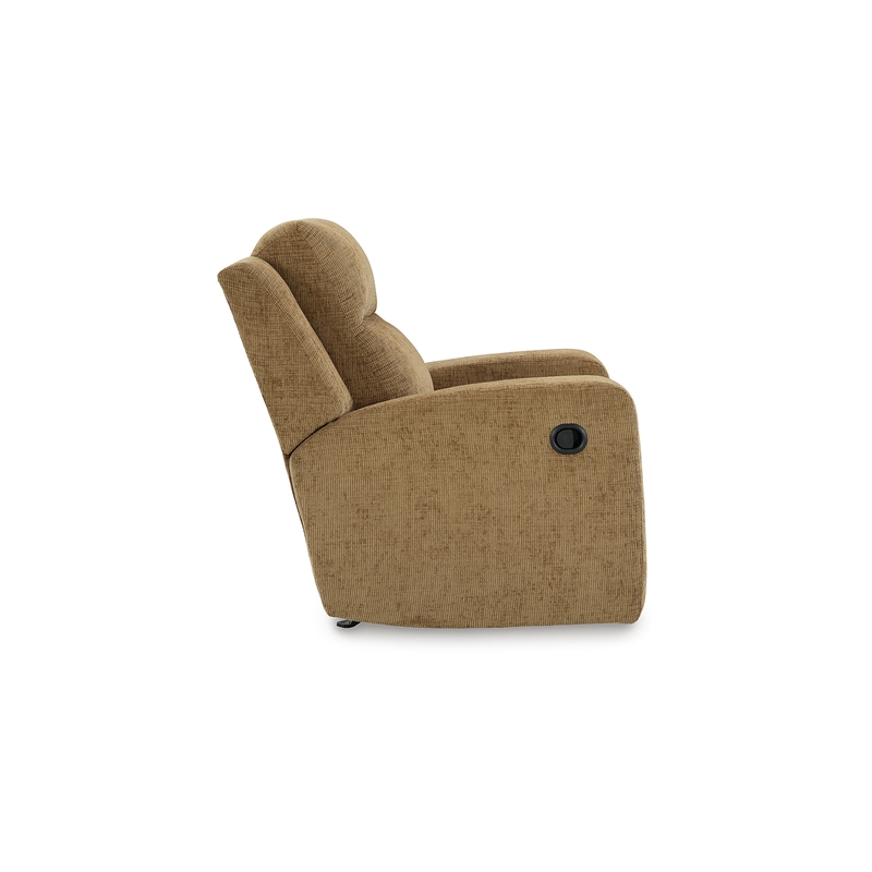 Bowery Hill Reclining Honey and Brown Upholstered Living Room Sofa Set