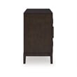 Bowery Hill 6-Piece Counter Height Dining Set of Table, Barstools, & Dining Server