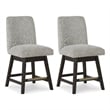 Bowery Hill 6-Piece Counter Height Dining Set of Table, Barstools, & Dining Server