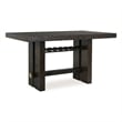 Bowery Hill 6-Piece Counter Height Dining Set of Table, Barstools, & Dining Server