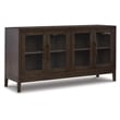 Bowery Hill 6-Piece Counter Height Dining Set of Table, Barstools, & Dining Server