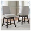 Bowery Hill 6-Piece Counter Height Dining Set of Table, Barstools, & Dining Server