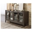 Bowery Hill 6-Piece Counter Height Dining Set of Table, Barstools, & Dining Server