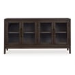 Bowery Hill 6-Piece Counter Height Dining Set of Table, Barstools, & Dining Server