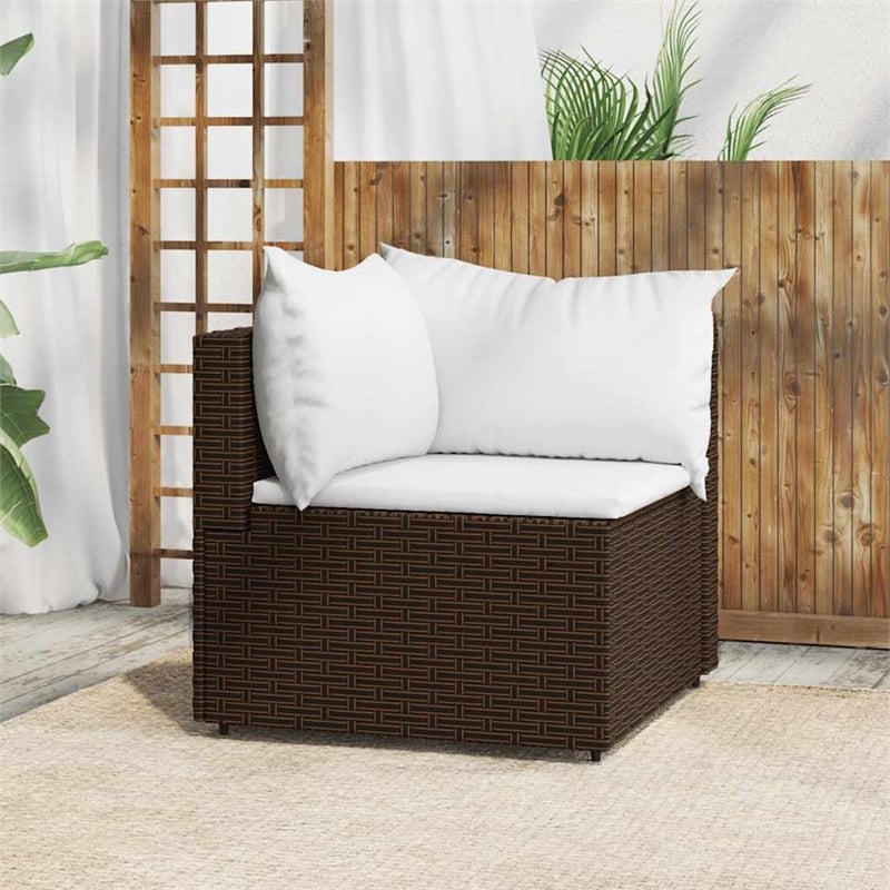 Bowery Hill Square Contemporary Patio Lounge Set Adjustable Feet