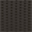 Bowery Hill PE Rattan And Powder-Coated Steel Garden Sofa in Black