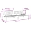 Bowery Hill Solid Acacia Wood Medium Modular Pallet Sofa in Natural Wood