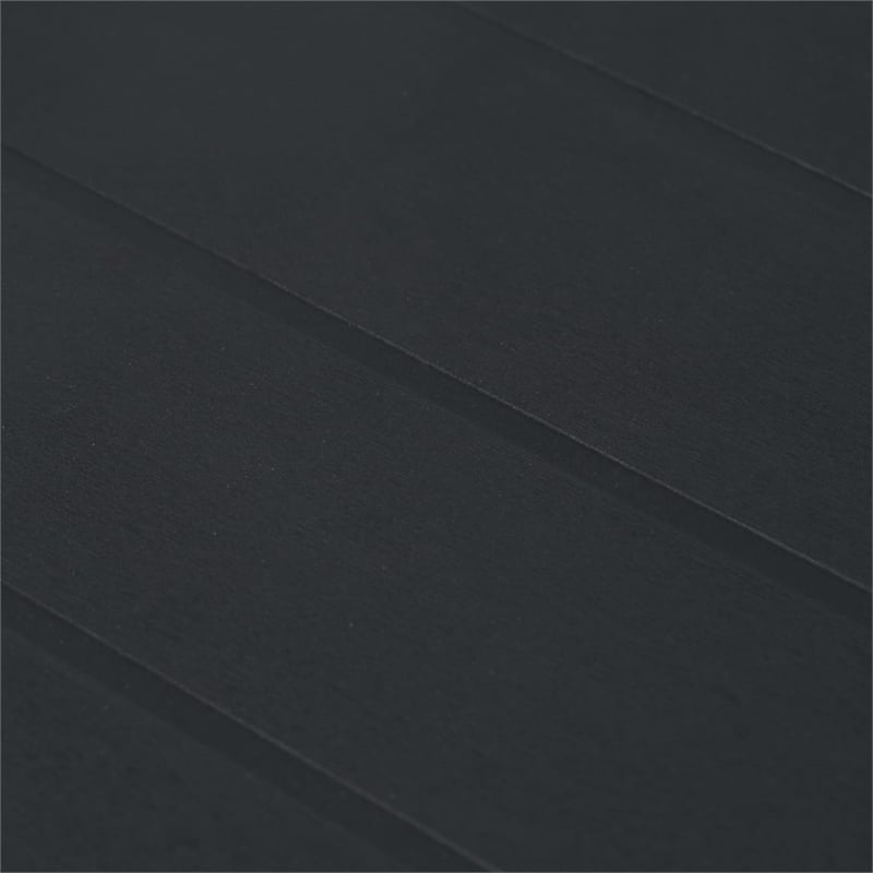 Bowery Hill Large Plastic & Polyester Outdoor Dining Set in Anthracite