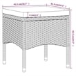Bowery Hill Contemporary Weather-Resistant Garden Dining Set in Black
