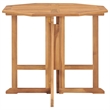 Bowery Hill 5 Piece Teak Wood Outdoor Dining Set in Natural Teak