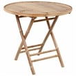 Bowery Hill Outdoor Dining Set Natural Bamboo Bamboo Medium Foldable
