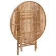Bowery Hill Outdoor Dining Set Natural Bamboo Bamboo Medium Foldable