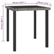 Bowery Hill Dining Set in Gray Poly Rattan 5 Piece Set Light Weight Dining Set