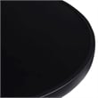 Bowery Hill Contemporary Powder-Coated Aluminum Dining Set in Black