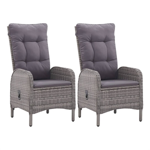 Bowery Hill Solid Acacia Wood Dining Set Square Modern Dining Set in Gray