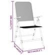 Bowery Hill Contemporary Garden Dining Set in Anthracite/Gray