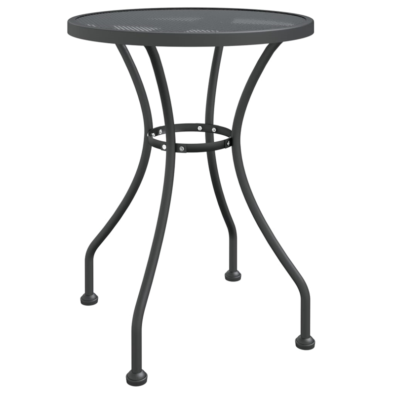 Bowery Hill Contemporary Garden Dining Set in Anthracite/Gray