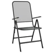 Bowery Hill Contemporary Garden Dining Set in Anthracite/Gray