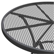 Bowery Hill Contemporary Garden Dining Set in Anthracite/Gray