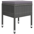 Bowery Hill Contemporary Solid Acacia Wood Large Dining Set in Gray