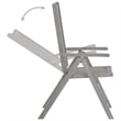 Bowery Hill Solid Acacia Wood Standard Extendable Garden Dining Set in Gray