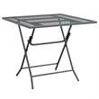 Bowery Hill Contemporary Garden Dining Set in Anthracite/Gray