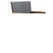 Bowery Hill Contemporary Weather-Resistant Dining Set in Gray/Dark Gray/Black