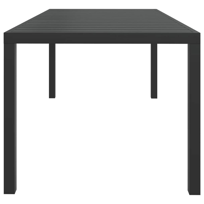 Bowery Hill Contemporary 9 Piece Garden Patio Dining Set in Gray