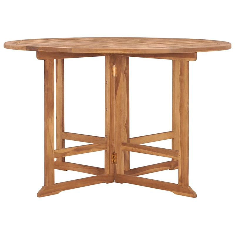 Bowery Hill Smooth-Sanded Teak HardWood Outdoor Dining Set Natural/Brown