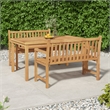Bowery Hill Contemporary Garden Dining Set Natural Teak/Brown