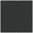 Bowery Hill Contemporary Powder-Coated 5 Piece Garden Dining Set in Black