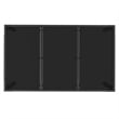 Bowery Hill Contemporary Weather-Resistant Garden Dining Set in Black