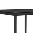 Bowery Hill Contemporary Outdoor Dining Set in Brown/Black/Cream White