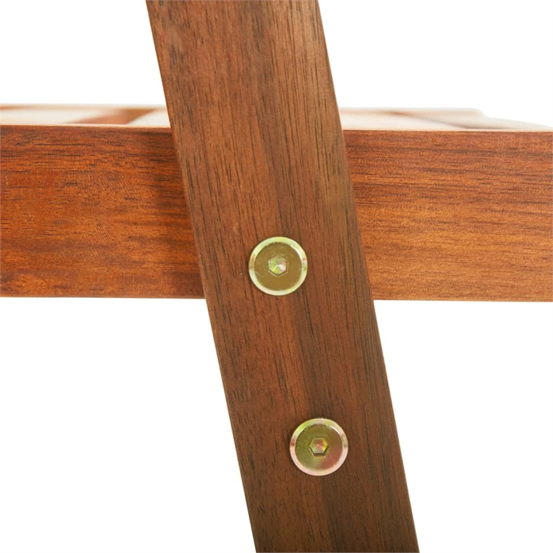 Bowery Hill Solid Acacia Wood Medium Garden Dining Set Natural Wood