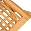 Bowery Hill Teak Wood Medium Foldable Garden Dining Set in Natural