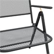 Bowery Hill Contemporary 9 Piece Garden Dining Set in Anthracite