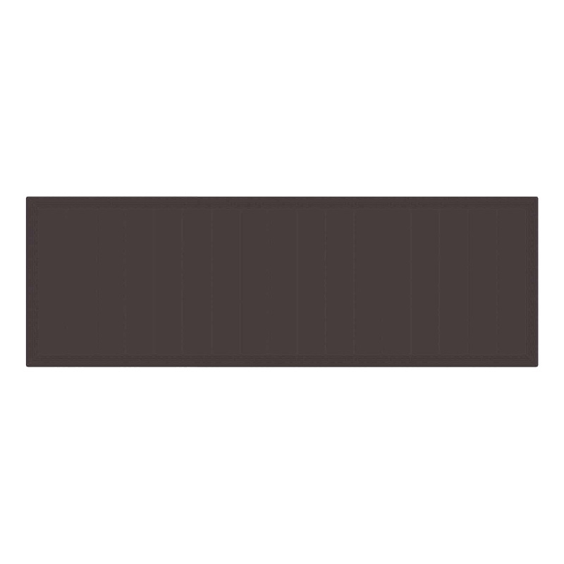 Bowery Hill 11 Piece Poly Rattan Garden Dining Set with Cushion in Brown