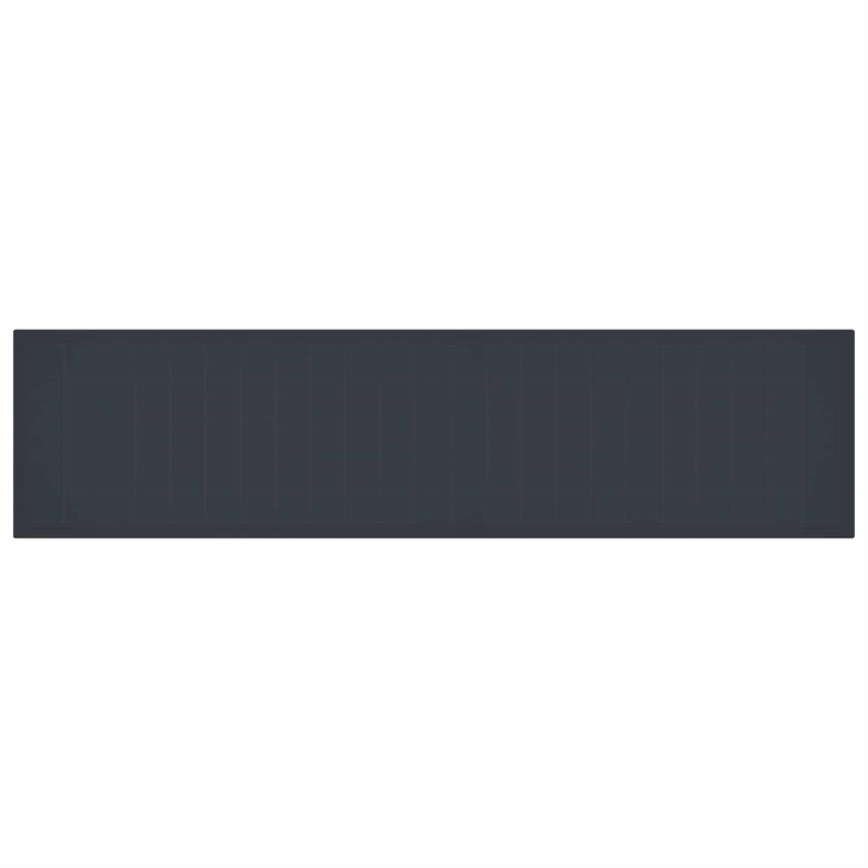 Bowery Hill 7 Piece Poly Rattan Garden Dining Set with Cushions in Anthracite