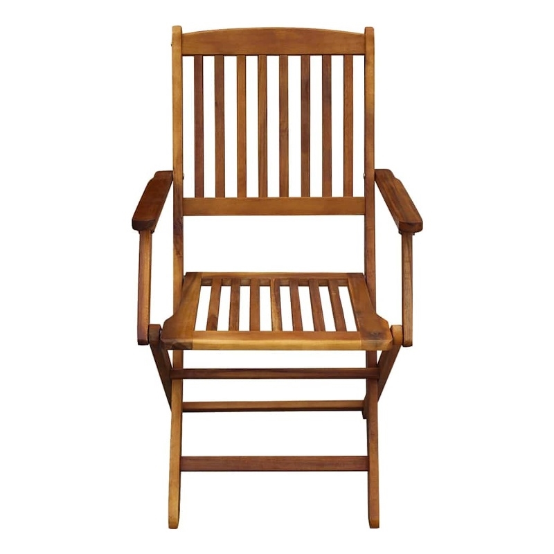 Bowery Hill Contemporary Weather-Resistant 7 Piece Garden Dining Set in Brown