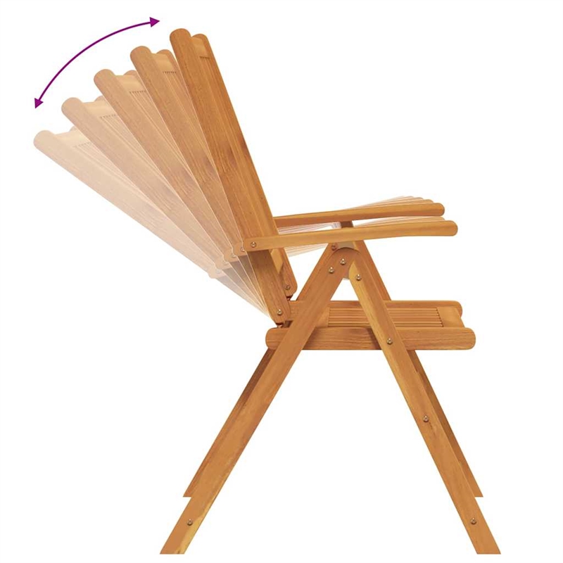 Bowery Hill Contemporary 7 Piece Steel Garden Dining Set in Brown