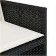 Bowery Hill 17 Piece Poly Rattan Garden Dining Set with Cushions - Black & Brown